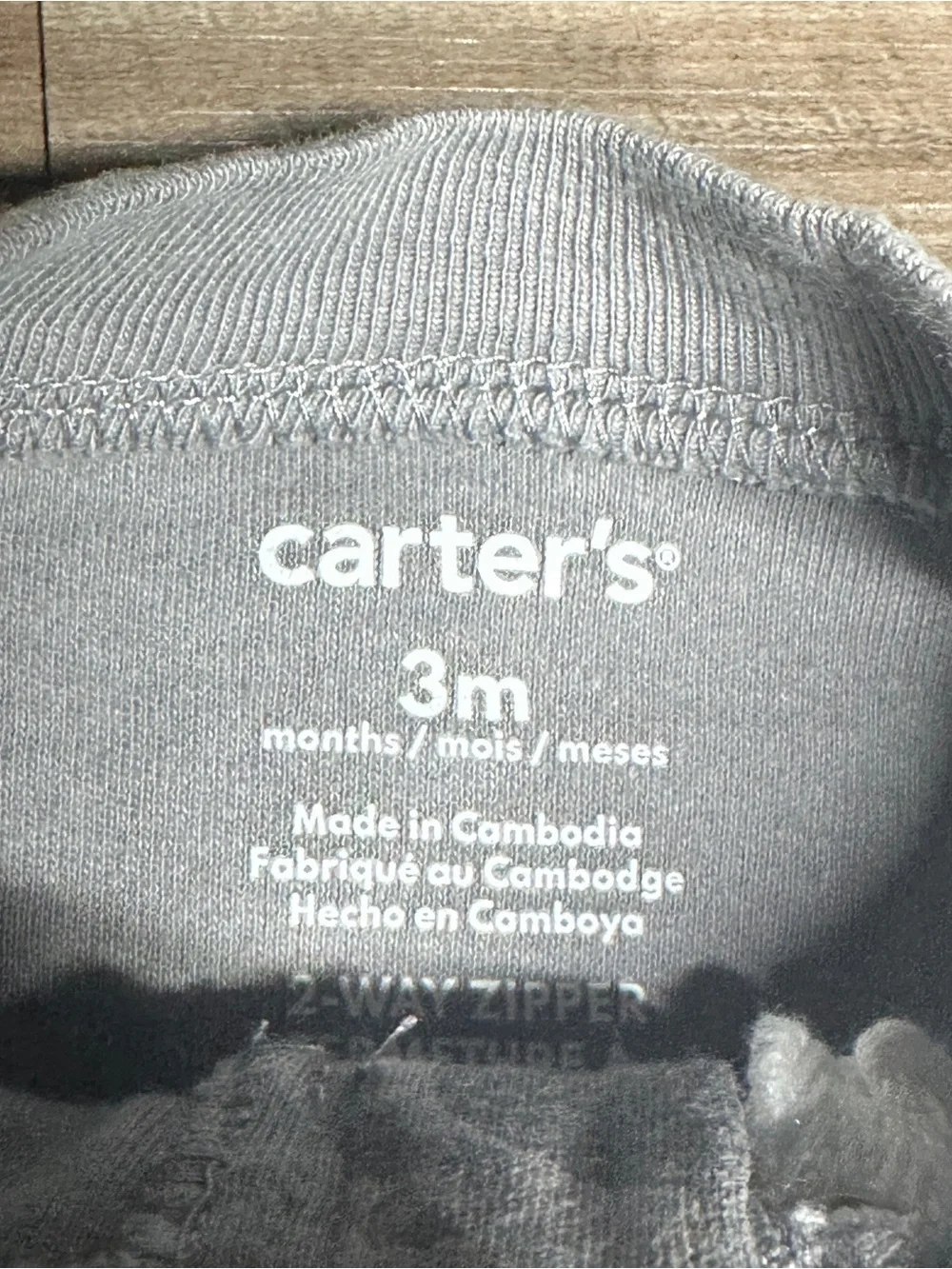 Carters gray footed